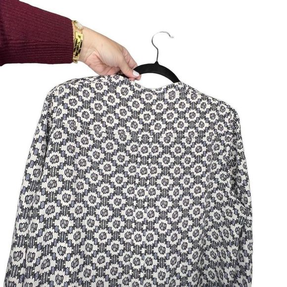 Tory Burch Womens Silk Ballet Crystals Abstract Shift Dress Multi-Color Medium - Picture 5 of 14